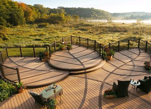 大型戶外塑木展示 大型戶外塑木展示